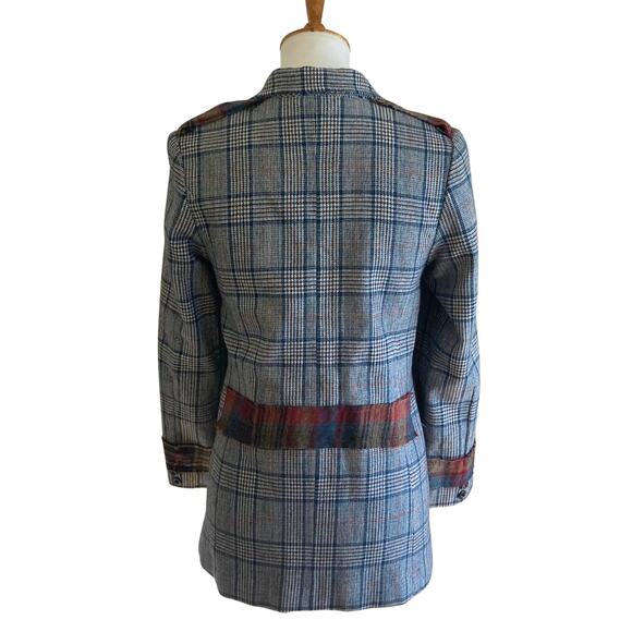 AL Vintage Y2K One of a Kind Wool Blazer, Size Small - Picture 3 of 5